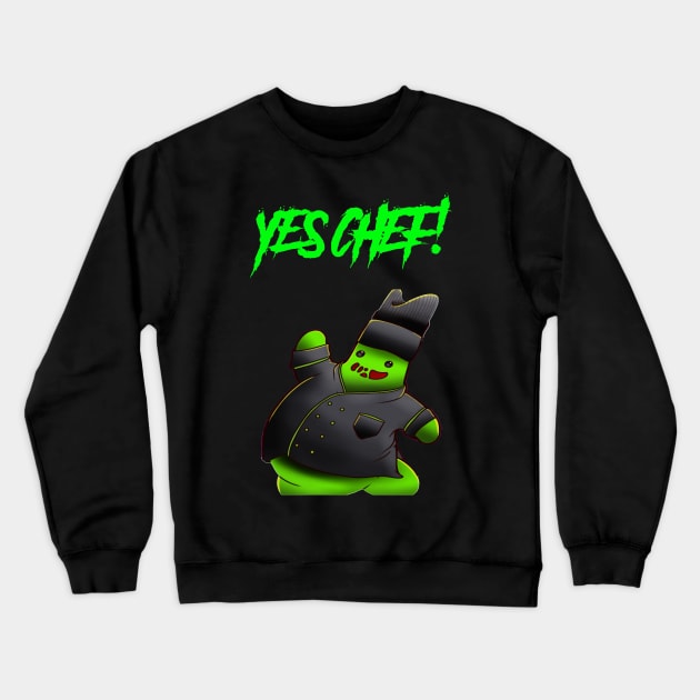 YES CHEF Crewneck Sweatshirt by DjChefJulez